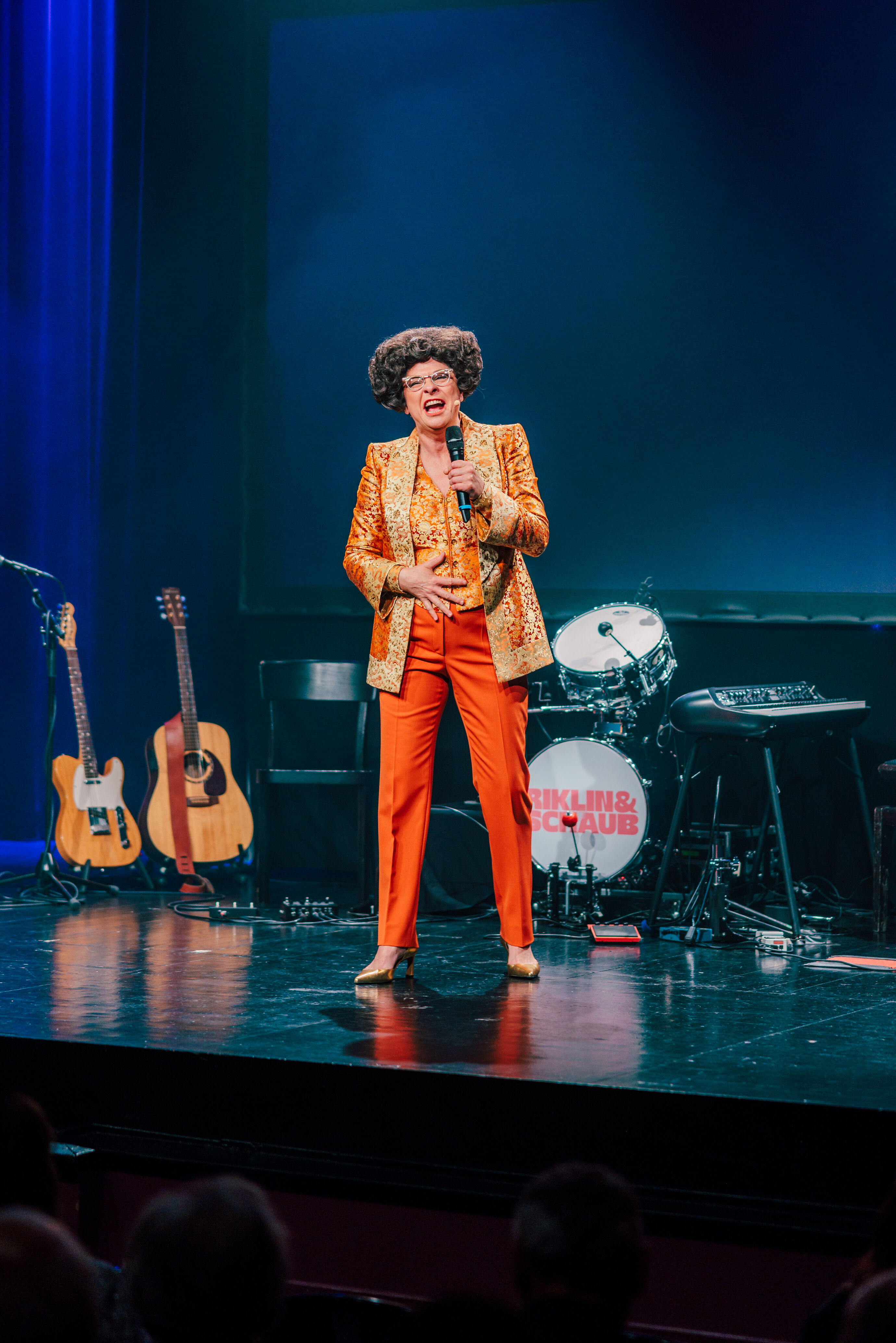 Eventfotograf Winterthur – Helga Schneider bei einem Comedy Anlass im Casino Theater