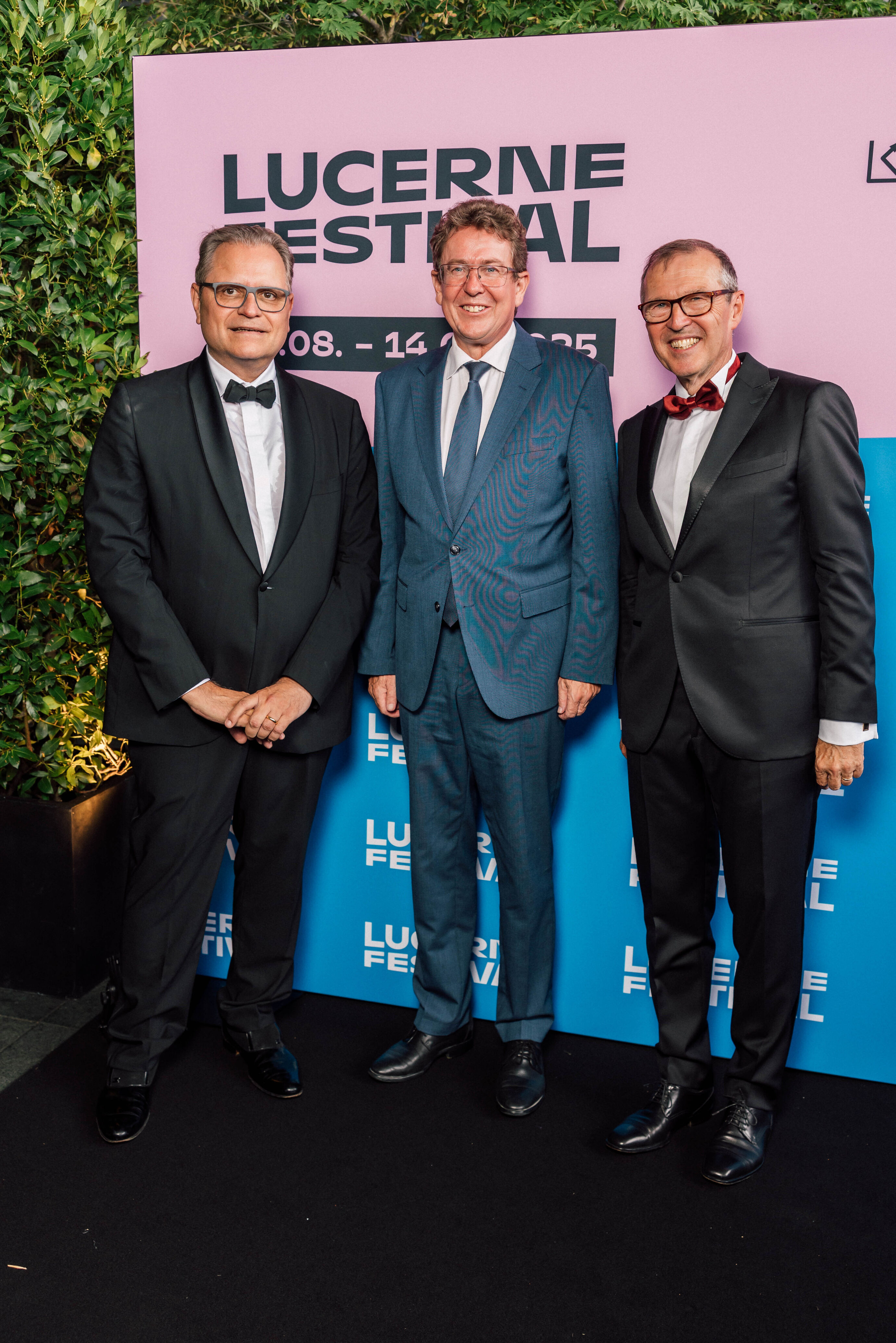 Eventfotograf Luzern –  Michael Häfliger und Alber Rösti und Markus Hongler beim Lucerne Festival
