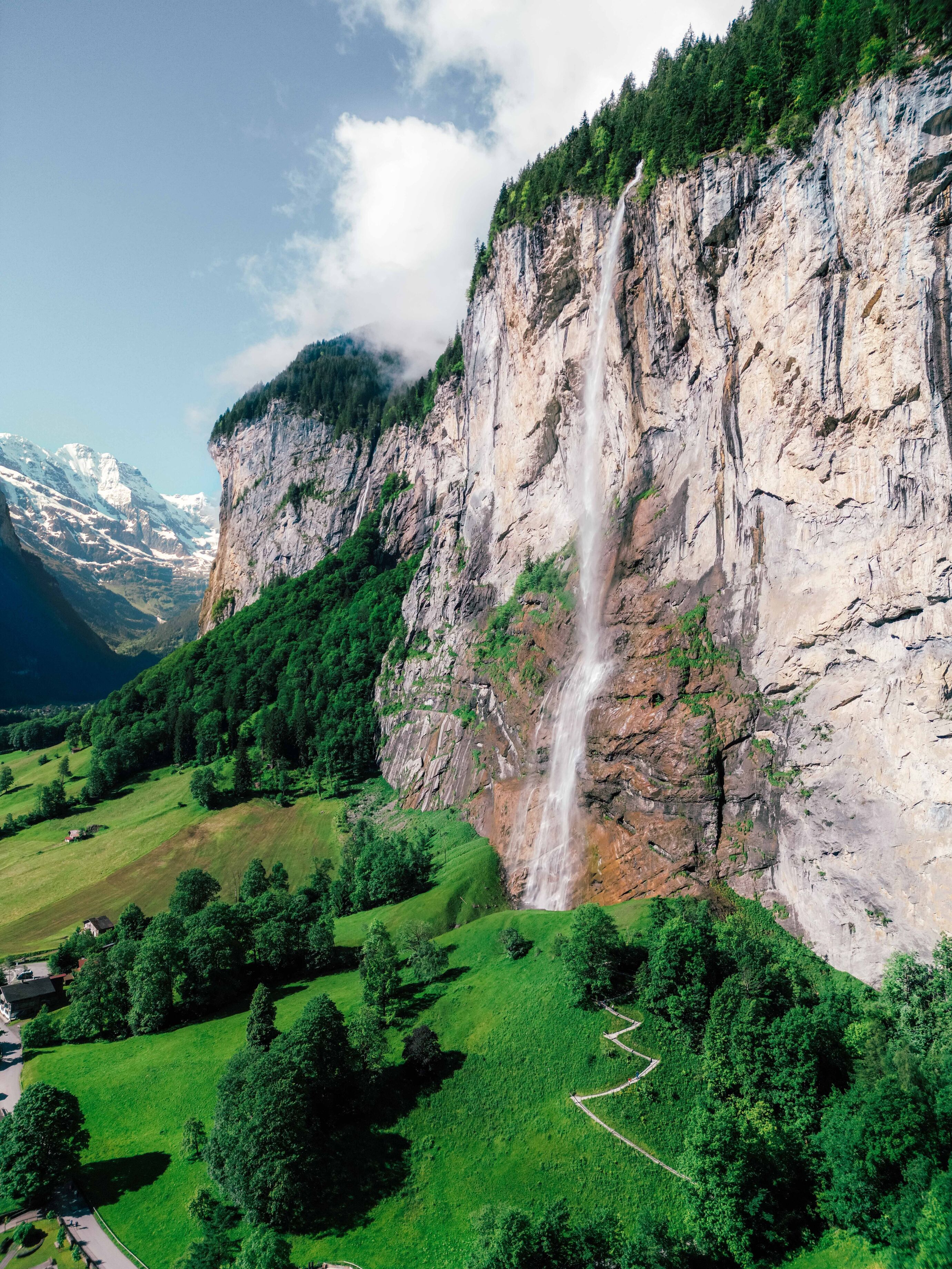 Eventfotograf Zürich Naturaufnahme Wasserfall in den Schweizer Alpen